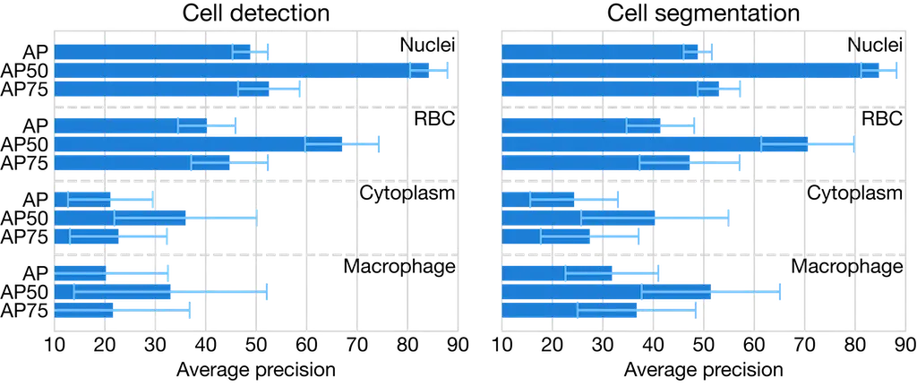 All cell type instance segmentation metrics